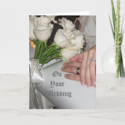 結婚の カード (正面)