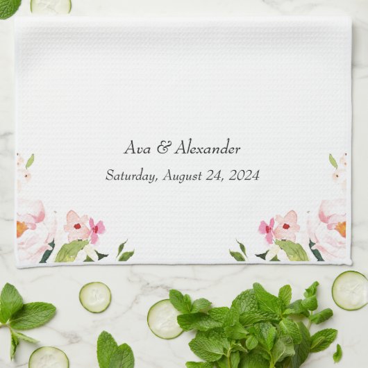 結婚の キッチンタオル (折り畳み)