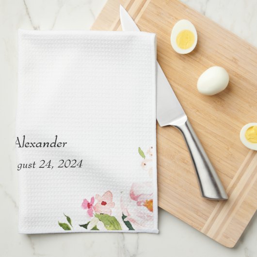 結婚の キッチンタオル (四つ折り)