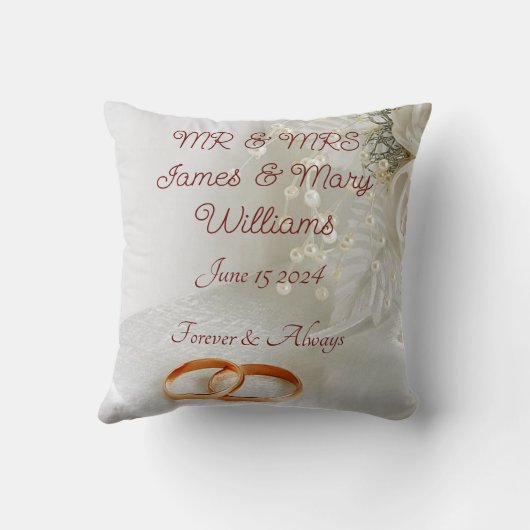 結婚の クッション (裏面)