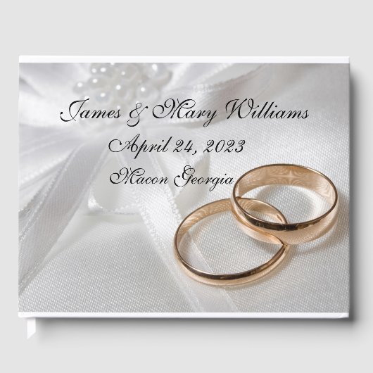 結婚の ゲストブック (正面)