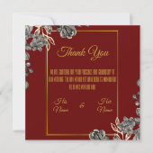 結婚の サンキューカード (正面)