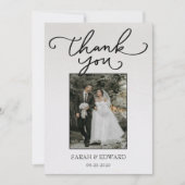 結婚の サンキューカード (正面)