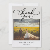 結婚の サンキューカード (正面)