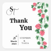 結婚の スクエアシール (正面)