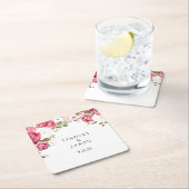 結婚の スクエアペーパーコースター (インサイチュ)