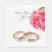 結婚の スタンダードランチョンナプキン (正面)