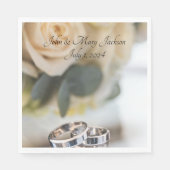 結婚の スタンダードランチョンナプキン (正面)