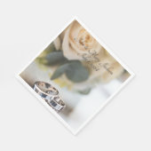 結婚の スタンダードランチョンナプキン (角)