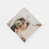 結婚の スタンダードランチョンナプキン (角)