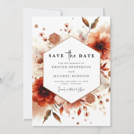 結婚の セーブザデート (正面)