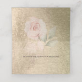 結婚の |ダスティピエレガントンクフローラパンパスグラス プレイスカード (内部開封)