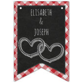 結婚の&ブライダルシャワーの夏I DO BBQパーティー バンティングフラッグ (第1の旗)