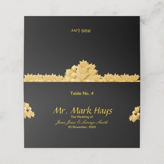 結婚の プレイスカード (外部開封)