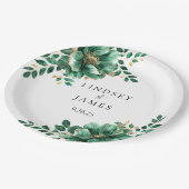 結婚の ペーパープレート (アングル)