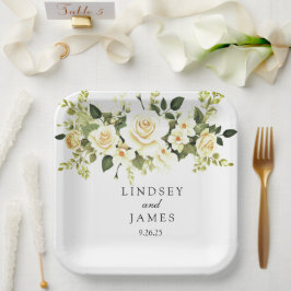 結婚の ペーパープレート