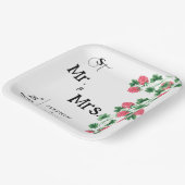 結婚の ペーパープレート (傾斜あり)