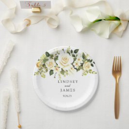 結婚の ペーパープレート