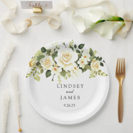 結婚の ペーパープレート