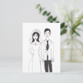 結婚の ポストカード (スタンド正面)