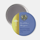 結婚の マグネット (正面/裏面)