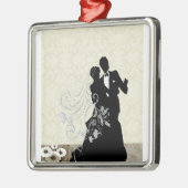 結婚の メタルオーナメント (左)