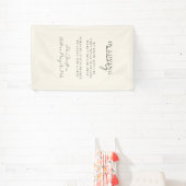 結婚の、メモリアル、ホワイト、 横断幕 (インサイチュ)