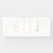 結婚の、メモリアル、ホワイト、 横断幕 (横)