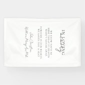 結婚の、メモリアル、ホワイト、 横断幕 (横)