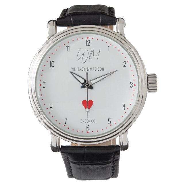 結婚の， モダンMinimalist eWatch 腕時計 (正面)