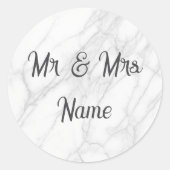 結婚の ラウンドシール (正面)