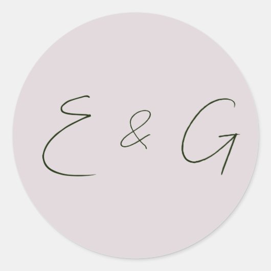 結婚の ラウンドシール (正面)