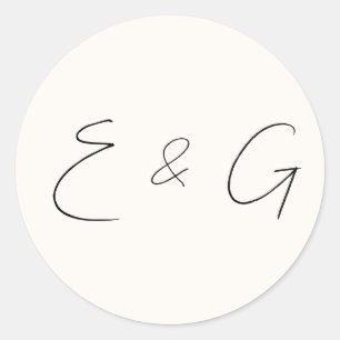 結婚の ラウンドシール