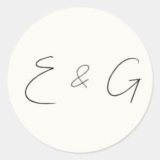 結婚の ラウンドシール