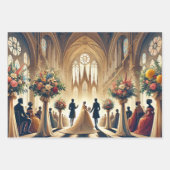 結婚の ラッピングペーパーシート (正面3)