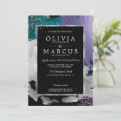 結婚の |ラベ素晴らしンはっきりしたダー抽象芸術 招待状 (スタンド正面)