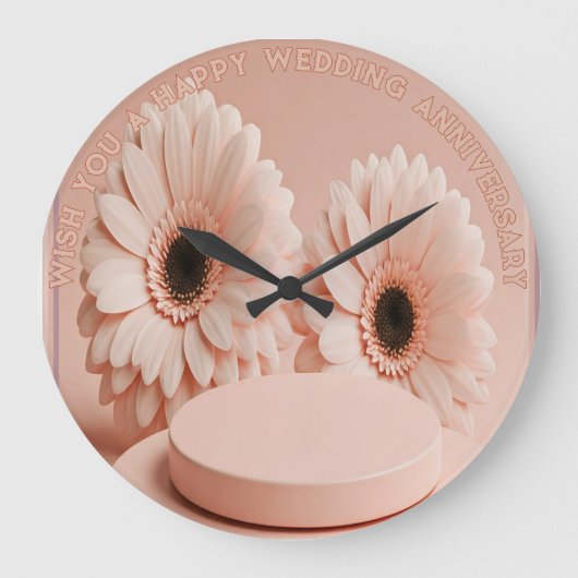 結婚の ラージ壁時計 (正面)