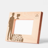結婚の レーザー彫刻フレーム (左)