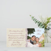 結婚の~写真カード サンキューカード (スタンド正面)