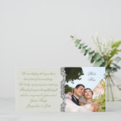 結婚の～写真カード サンキューカード (スタンド正面)
