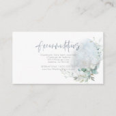 結婚の 愛の月の上のほこりっぽい青 エンクロージャーカード (正面)