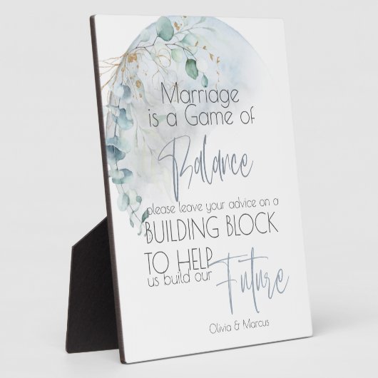 結婚の 愛の月の上のほこりっぽい青 フォトプラーク (側面)