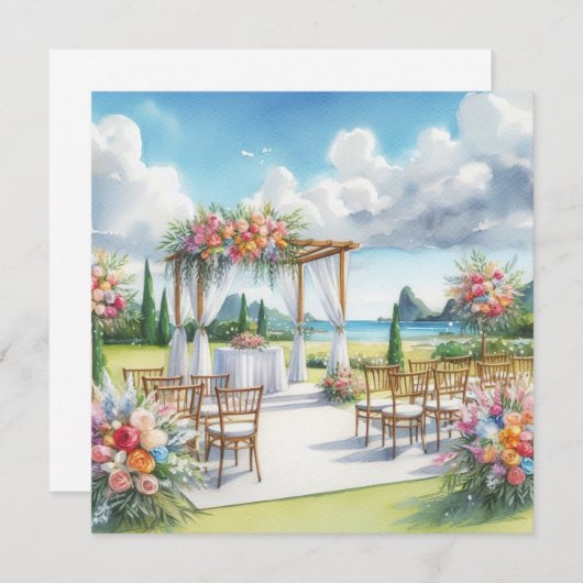 結婚の 招待状 (正面/裏面)