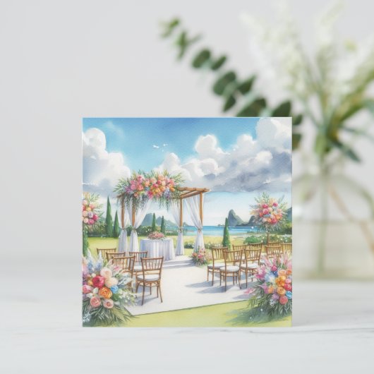 結婚の 招待状 (スタンド正面)