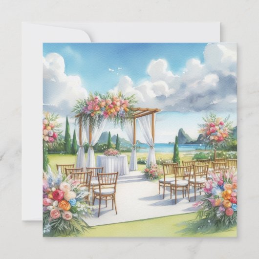 結婚の 招待状 (正面)