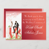 〜結婚の 招待状 (正面/裏面)