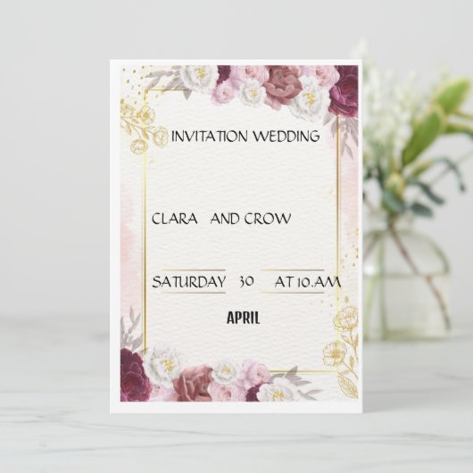 結婚の 招待状 (スタンド正面)