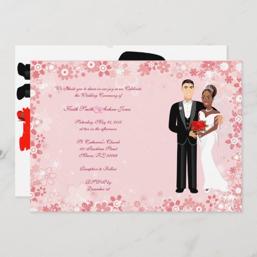 〜結婚の 招待状 (正面/裏面)