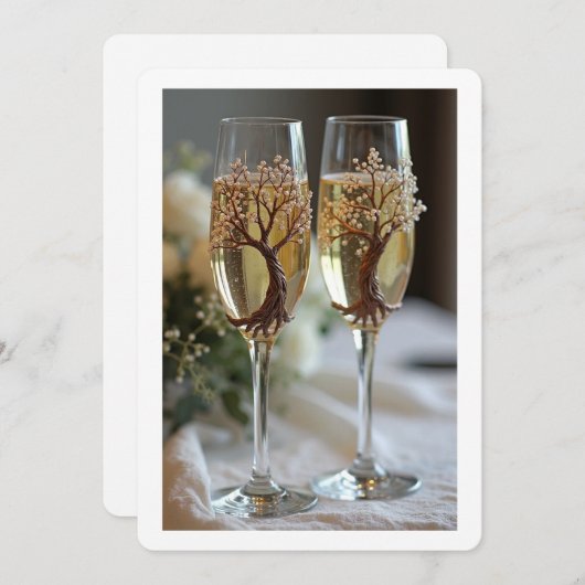 結婚の 招待状 (正面/裏面)