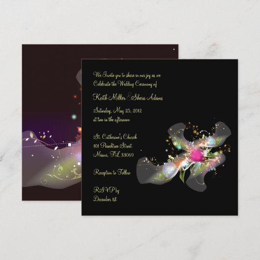 〜結婚の 招待状 (正面/裏面)